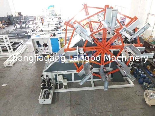 Máquina de enrolamento de tubos de água de plástico HDPE PE para tubos de água de estação única