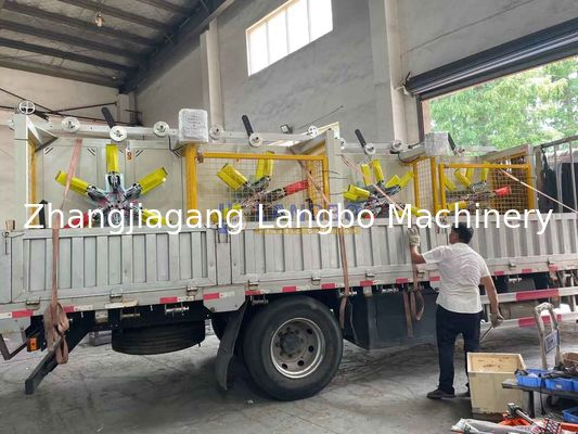 Máquina de enrolar tubos e mangueiras de plástico PE com duas estações