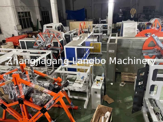 Bobinador Automático de Dupla Cabeça para Máquina de Enrolamento de Tubos PE