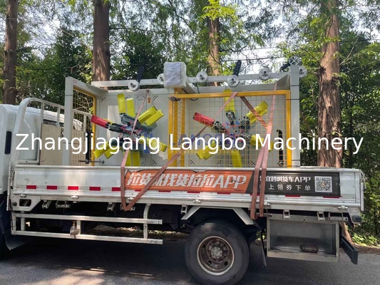 Máquina de enrolamento de tubos de plástico PE ondulado