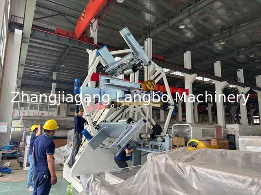 Bobinador Automático de Dupla Cabeça para Máquina de Enrolamento de Tubos PE