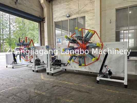Bobinador Automático de Dupla Cabeça para Máquina de Enrolamento de Tubos PE