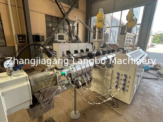 Linha de Produção por Extrusão para Fabricação de Tubos PPR Três Camadas