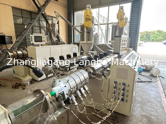 Máquina para fabricação de mangueira de irrigação por gotejamento com extrusora de rosca simples de plástico PPR