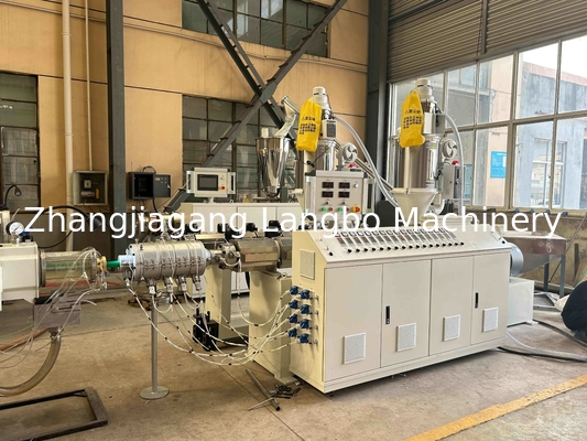 Máquina de fabricação de tubos de plástico Máquina de extrusão de tubos de gás Linha de produção PPR Máquina de extrusão de tubos de água