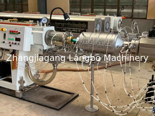 Máquina extrusora para fabricação de tubos de água de plástico PPR, tubos para cabos e conduítes