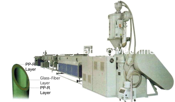 Máquina de produção de tubos de extrusão de drenagem de água de plástico PPR Tubo de tubulação de tubos de condução elétrica