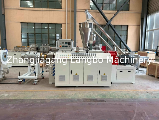 Máquina de extrusão para fabricação de tubos de água de PVC de plástico