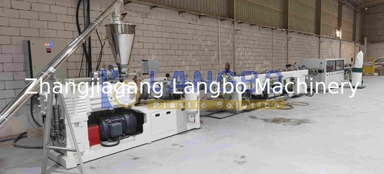 Máquina de extrusão de tubos de plástico de velocidade rápida para PE PP HDPE PVC PPR Mpp