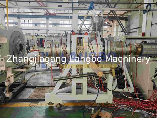 Máquina de extrusão de tubos rígidos de abastecimento de água de plástico para PE PPR PVC