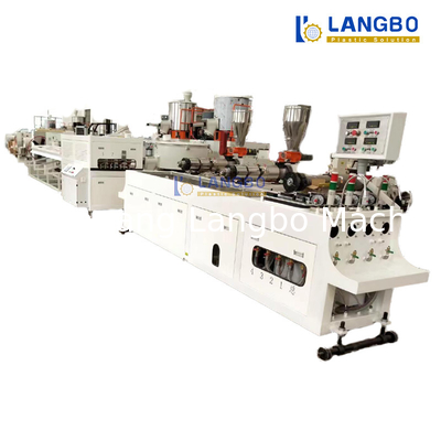 Máquina de extrusão de tubos rígidos de abastecimento de água de plástico para PE PPR PVC