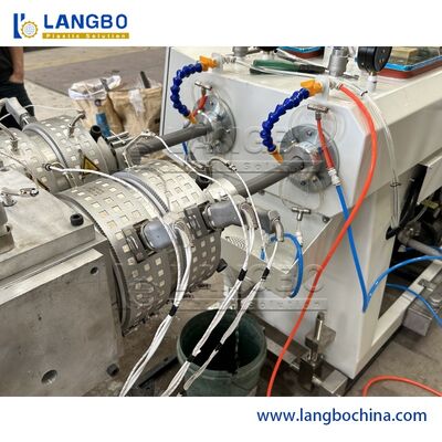 Máquina Automática de Tubos de PVC de Dupla Rosca, Linha de Produção de Mangueiras de PVC