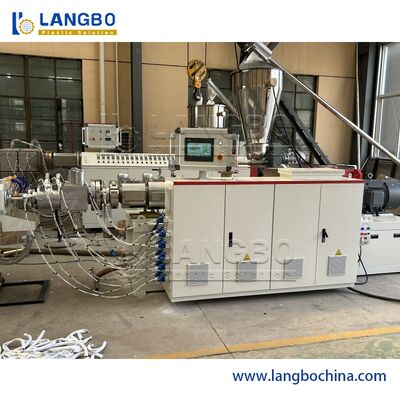 Máquina Automática de Tubos de PVC de Dupla Rosca, Linha de Produção de Mangueiras de PVC