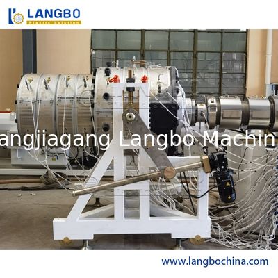 Máquina extrusora de tubos de PVC PE, máquinas para tubos de plástico, linha de produção para abastecimento de água e gás, extrusora de HDPE