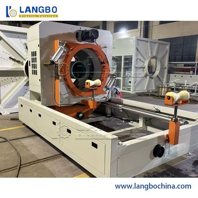 Extrusora plástica da tubulação da canalização do PVC do controle do PLC, tubulação plástica que faz máquinas