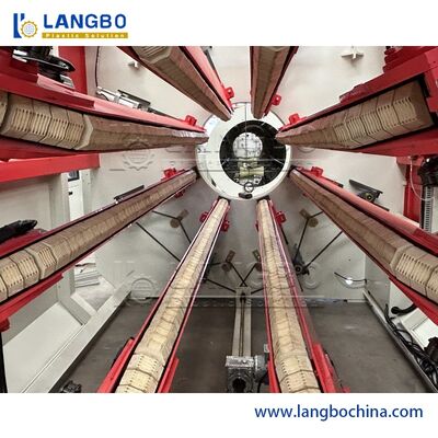 Linha de produção de tubos de PVC de controle PLC alta produção e produtividade