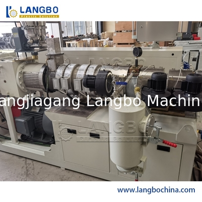 Linha linha da extrusão da tubulação de UPVC/PVC de produção plástica automática completa da tubulação