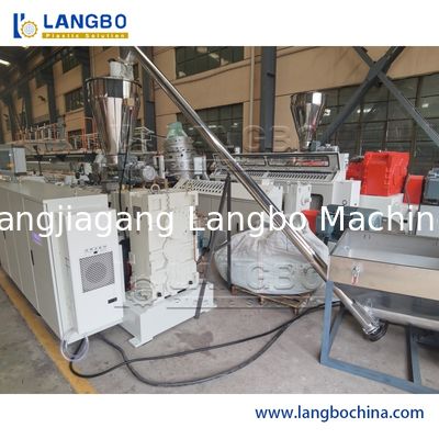 Máquina extrusora de tubos plásticos PE/PP/HDPE/PVC/PPR em oferta para produção de tubos para gás e água/Linha de produção