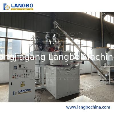 Misturador de plástico PVC de alta velocidade totalmente automático com aquecimento e resfriamento com tecnologia avançada