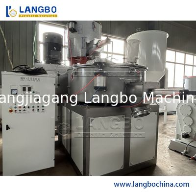 Misturador de plástico PVC de alta velocidade totalmente automático com aquecimento e resfriamento com tecnologia avançada