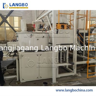 Misturador Turbo Plástico Quente/Frio de Alta Velocidade para WPC PVC Pó Resina – Tubos, Perfis, Painéis, Canaletas, Chapas de PVC