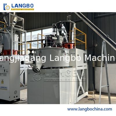 Misturador Turbo Plástico Quente/Frio de Alta Velocidade para WPC PVC Pó Resina – Tubos, Perfis, Painéis, Canaletas, Chapas de PVC