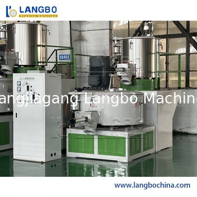 Máquina Misturadora de PVC para Indústria de Plásticos – Extrusora com Alimentação Automática, Dosagem e Transporte para Linha de Piso SPC