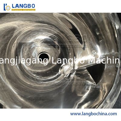 Misturador de plástico de PVC profissional de alta velocidade com aquecimento e resfriamento     Ideal para pó de plástico, polietileno, partículas ABS, etc.