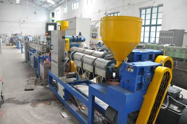 20 - 50mm uma parede plástica da máquina da extrusora de parafuso linha de produção ondulada da tubulação da única