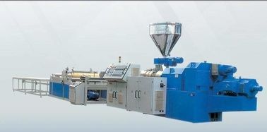 Máquina gêmea cônica da extrusora de parafuso do PE plástico para tubulação ondulada da única parede