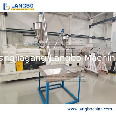 Extrusora de PVC de plástico de alta velocidade de 16-1600 mm para abastecimento de água, drenagem, tubulações de irrigação e condutas elétricas