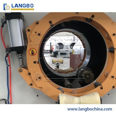 CE ISO Máquina de extrusão de tubos de PVC 80/156 Extrusora de parafusos geminados cônicos