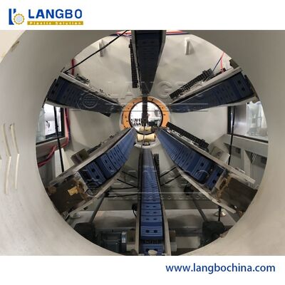 CE ISO Máquina de extrusão de tubos de PVC 80/156 Extrusora de parafusos geminados cônicos