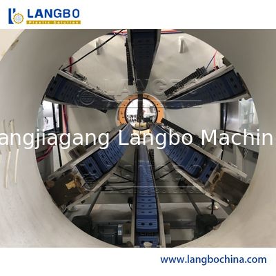 Extrusora de tubulações de PVC: Equipamento de produção de tubos de plástico para drenagem municipal