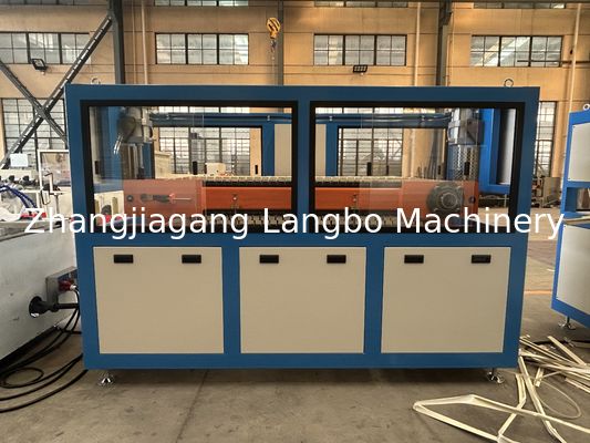 Extrusão de placa de base de plástico de duplo parafuso cônico de PVC perfis de camisolas Extrusor Máquina de fabricação de linha de produção