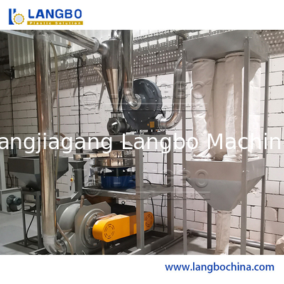 Máquina pulverizadora de moagem de plástico PVC de baixo custo