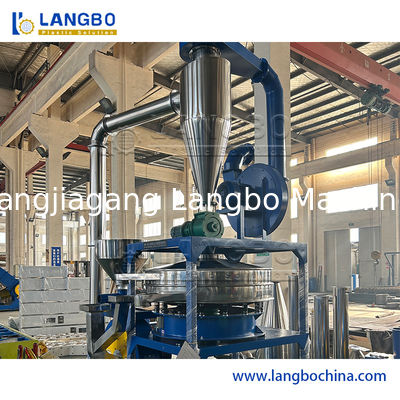 Máquina de moagem de plástico pulverizador para reciclagem de sucata de tubos de PVC