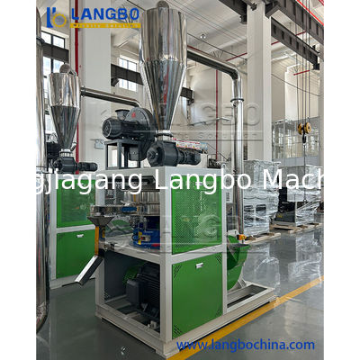 Máquina de Reciclagem de Plástico Usado Resíduos PVC PP PE HDPE Pellet Pulverizador