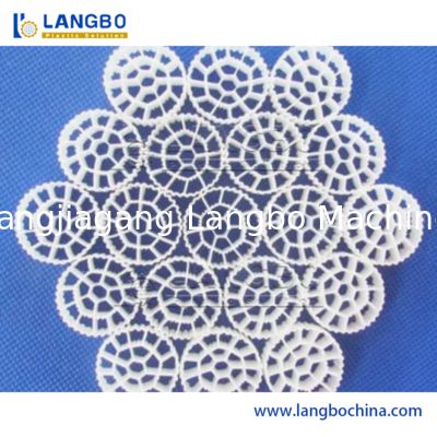 Máquina de Extrusão para Fabricação de Suporte de Biofilme MBBR PEAD