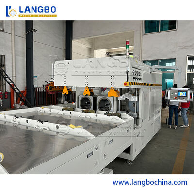 Máquina elétrica de Belling da máquina/tubulação da extrusão da tubulação do PVC com a máquina de alimentação espiral de DTC