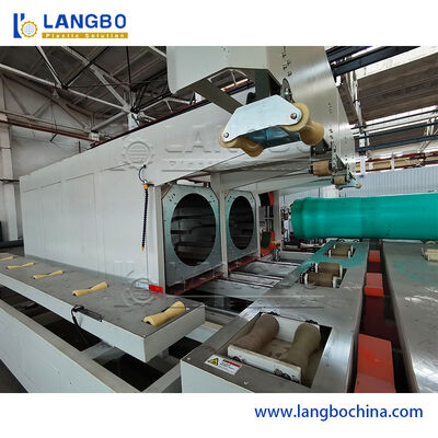 250 mm R U Máquina de tocar tubos de plástico totalmente automática