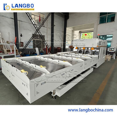 250 mm R U Máquina de tocar tubos de plástico totalmente automática