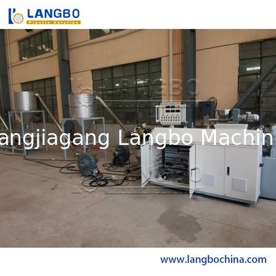 150-500kg/H Output PVC Compound Powder Die Cutting Granulating Line PVC Pelletizing Production Line 3 Degree Air Cooling System