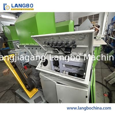 Triturador de eixo único para plástico, para resíduos plásticos, paletes de madeira, tubos de HDPE, tecido, filme e máquina de reciclagem