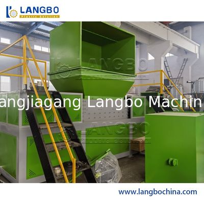 Máquina de triturador de plástico de resíduos totalmente automática