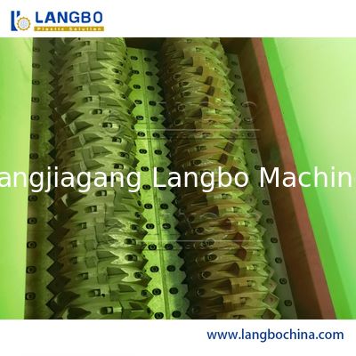 Máquina de triturador de plástico de resíduos totalmente automática