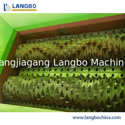 Máquina de trituração de madeira/metal/plástico/cartão/escombros Casa Cozinha Resíduos alimentares Lixo Mini Máquina de trituração de minúsculos eixos gemelos