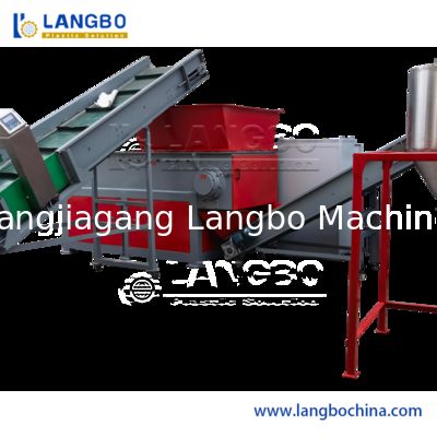 Máquina de trituração de eixo único para película de plástico, tecido, polietileno de espuma e máquina trituradora de espuma de resíduos