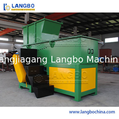 Máquina de trituração de resíduos de plástico para madeira Tecido Metal Borracha Cartão Pneus Vidro ABS EVA Material duro Triturar Triturar