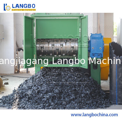 Large HDPE PE PP Lumps Plastic Pipe Shredder Crusher with Export Standard Packing